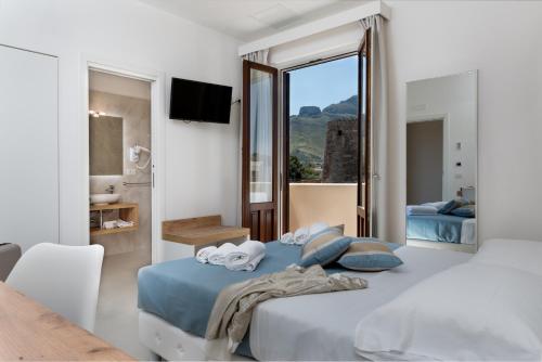 1 doppelbett oder 2 einzelbetten, balkon