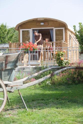 Les Roulottes de Cuzay gîte à louer Couziers