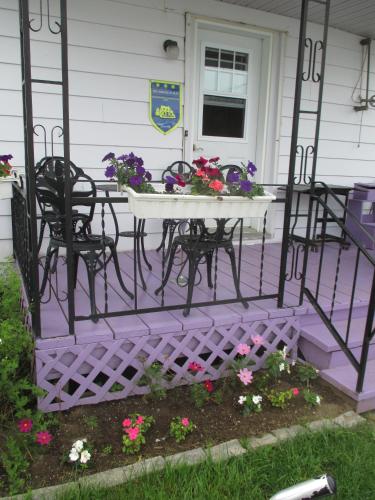 Erkély/terasz, Gite Agricole Les Lilas in Sainte-Eulalie (QC)