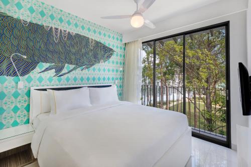Double room, loft, garden view, resort view