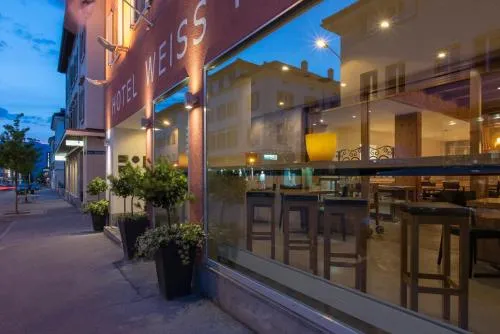 Hotel Weiss Kreuz in Thusis, Schweiz