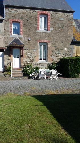 Eingang, Ferme de la Ruette in Ducey