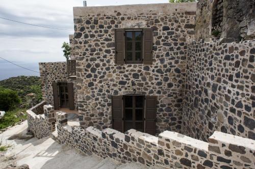 Viesnīcas āriene, Moustafa Stone House in Emporios (Dodecanese)