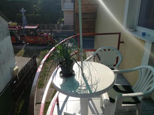 ระเบียง/ชานเรือน, Fox Apartmanok in เฮวิส
