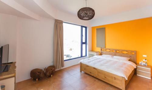 Travel Light House near Penghu Wanganyu