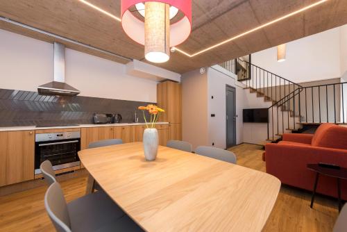 Kitchen, Tallinn Apartment Hotel in Uus Maailm