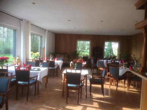Restaurante, Pension Seeterrasse in Chorin