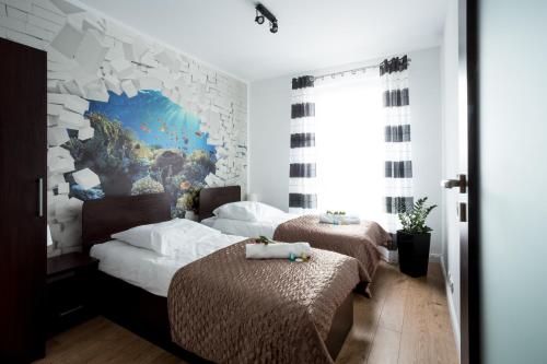 Deluxe Apartment with Balcony room in Julia Apartments by Livermo Air Conditioning