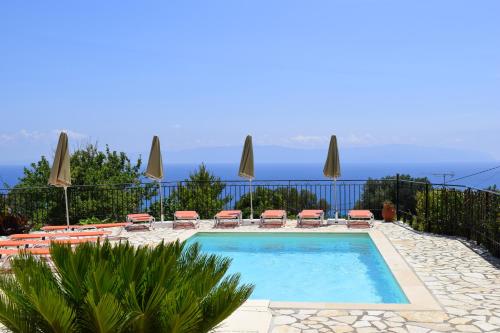 View, Ostria's House in Skala