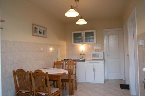 ห้องครัว, Radek Vendégház és Apartman (Radek Vendeghaz es Apartman) in ฮาลาสซี