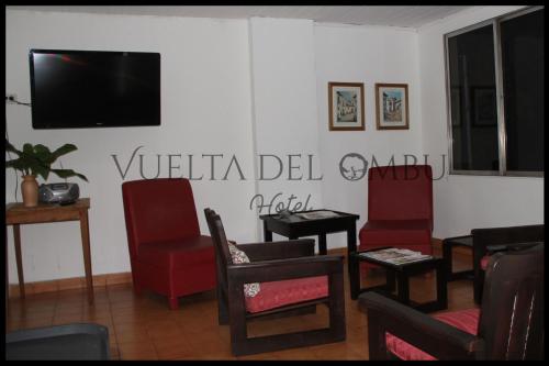 Koplietošanas atpūtas telpa ar TV, Hotel Vuelta del Ombu in Gobernador Virasoro