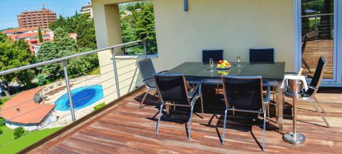 ระเบียง/ชานเรือน, Boutique Hotel Portorose in พอร์โทรอส