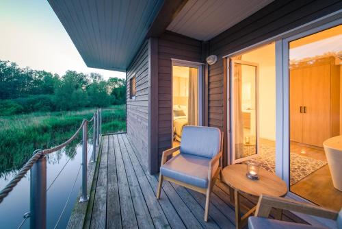 Balkons/terase, Schwimmende Suiten Usedom in Krummin