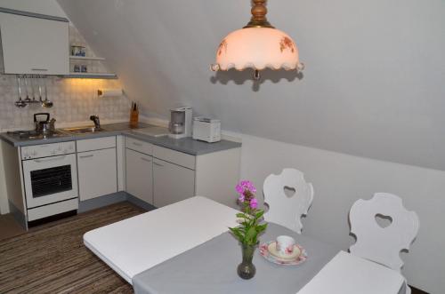 Konyha, 3 Sterne Ferienwohnungen Wachter in Bischofsgrun