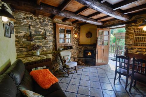 Bar/lounge, Casas da Lexa in Taramundi