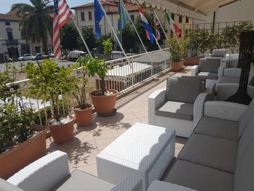 Rõdu/terrass, Park Hotel in Montecatini Terme