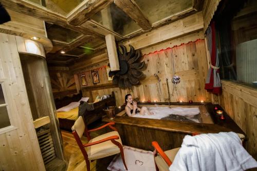 Spa, Hotel Chalet La Meridiana in Villeneuve