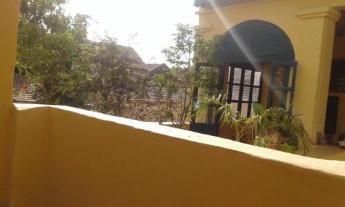 balkon/terras, Chez Eric in Gorée