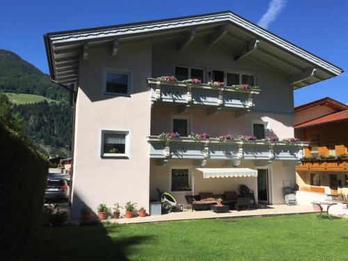 A szálláshely kívülről, Haus Gletschertor in Milders