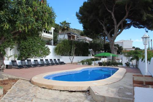 Villa with Private Pool room in Pedro - two story holiday home villa in El Portet
