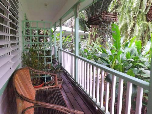 Terraza/balcón, Hickatee Cottages, Belize, Central America in Punta Gorda