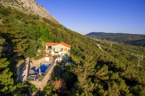 Viesnīcas āriene, Apartment Stela with heated private pool and Whirlpool Gornje Sitno in Srinjine