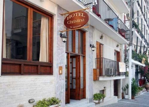 Exterior view, Hotel Christina in Skiathos Island