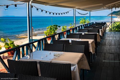 Restaurant, Stelakis Beach in Thassos