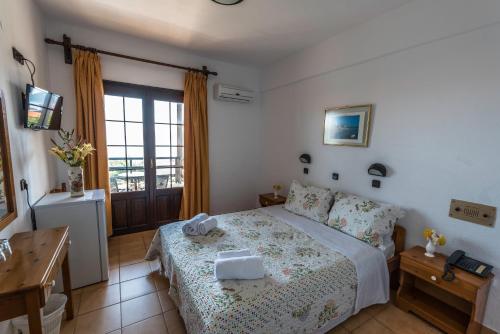 1 double bed