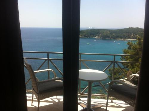 View, Palatino Hotel in Parga