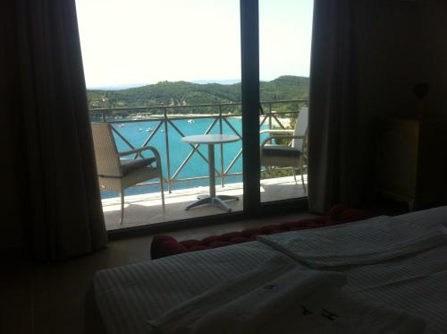 Balcony/terrace, Palatino Hotel in Parga