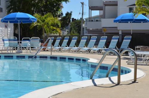 Swimming pool, Adams Ocean Front Resort in Dewey Beach (DE)