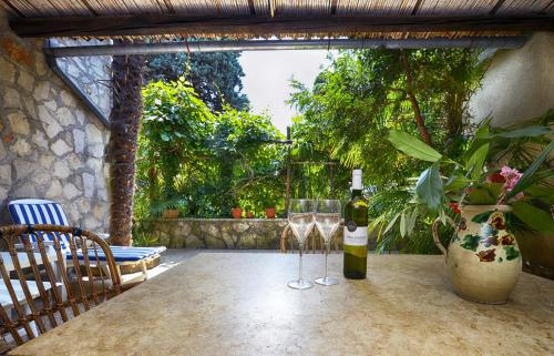 陽台/露台, Villa Funtana in 馮塔納