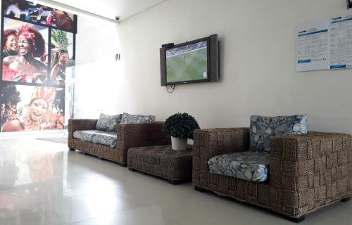 Közös társalgó / TV, Hotel las Olas Malambo in Malambo