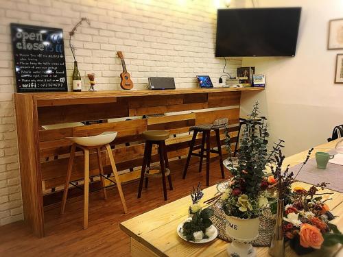 salon détente/TV commun, Master Chitow Hostel in Kaohsiung