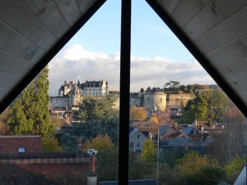 Maison centre ville avec parking, jardin, vue, AC, Le Point de vue de Leonard - Location saisonnière - Amboise