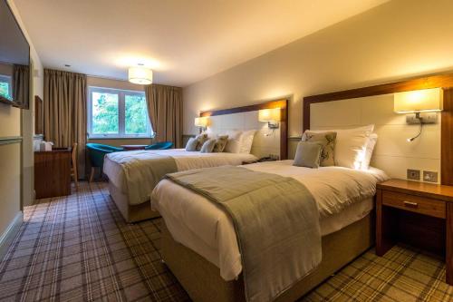 1 queen bed, 1 twin bed