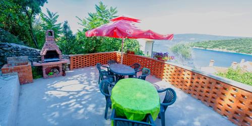 Erkély/terasz, Apartments & Room Toni in Valun