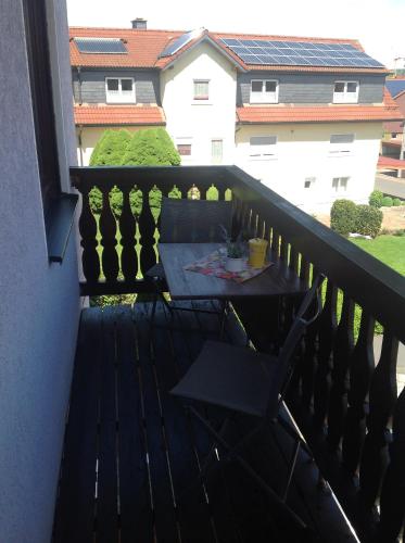 Rõdu/terrass, Ferienwohnung Ulmbach -Sterntaler- in Steinau an der Strasse