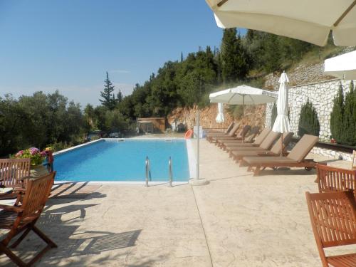 Swimming pool, Green Villa in Lefkada