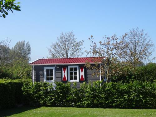 Bejárat, zeeuwse chalet voor 2 personen in Serooskerke (Zeeland)