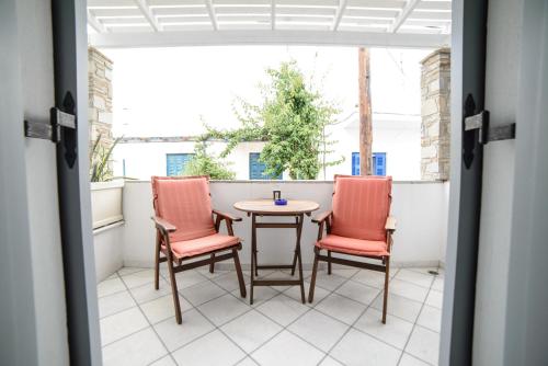 Balcony/terrace, Studios Stratos in Naxos Island
