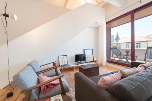 LovelyStay - Top Floor Balcony Apartment, Porto (fotografie 5)
