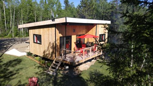 A szálláshely kívülről, Résidence touristique Lodge des Bois (Residence touristique Lodge des Bois) in Lac-Goth (QC)