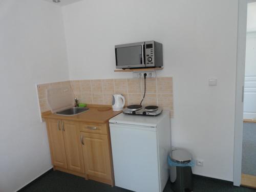 Kitchen, Penzion Ve Vile in Tri Studne