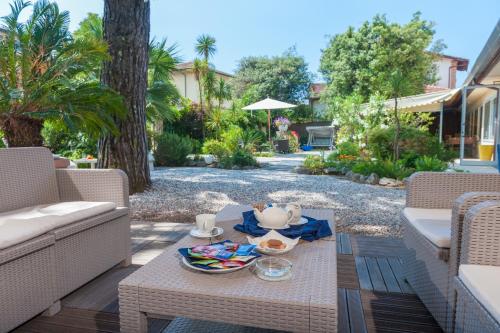 tuin, Hotel La Pace in Forte Dei Marmi