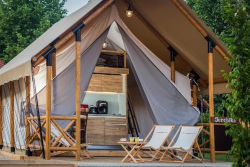 Tent with Pool