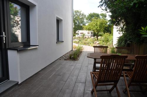 Terraza/balcón, Hotel & Ferienunterkunfte Hus Seeblick in Fehmarn