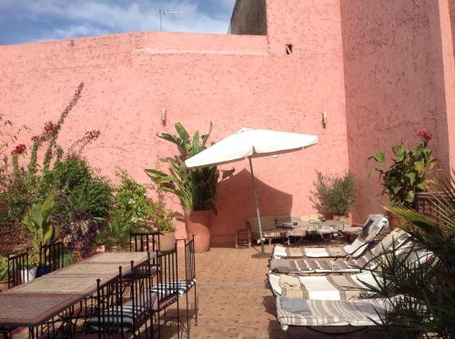 Balcony/terrace, Riad El Ma in Meknes