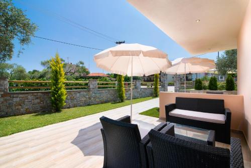 trädgård, Escape Studios in Thassos